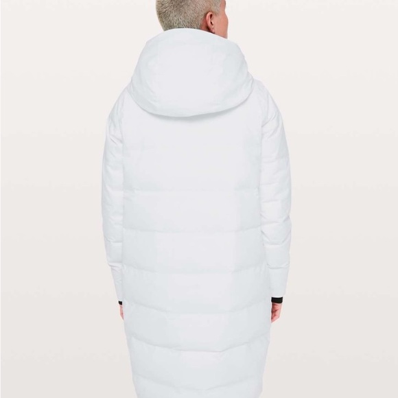 Lululemon Slush Hour Parka White size 8 - Picture 5 of 7